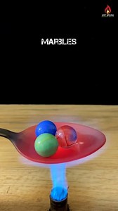 1000C° Hotspoon VS Marbles 😱 #satisfyingvideo #experiment #foryou #fyp | Hot Spoon Experiments