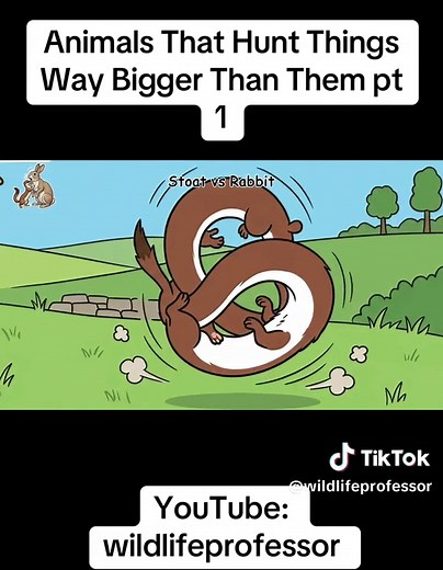 Stoat vs rabbit | stoat
