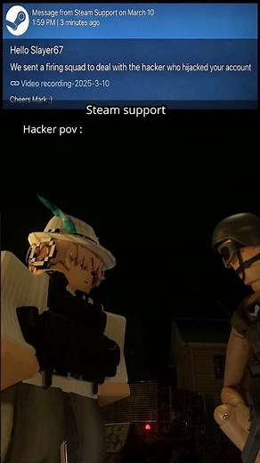 STEAM SUPPORT OPEN UP! #short #shorts #roblox #memes