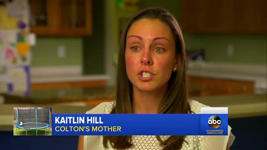 Mom warns parents about the potential dangers of trampolines
