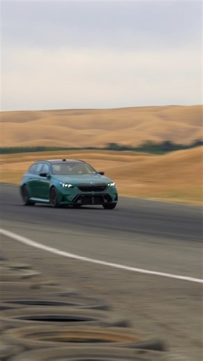 The BMW M5 Touring is heavy, but it’s an absolute rocketship. On track and on the road, this wagon excites everywhere. Optimize the electronics, and it’s a tail-wagging superpuppy, with enough room to deny any SUV an advantage. | Road & Track Magazine