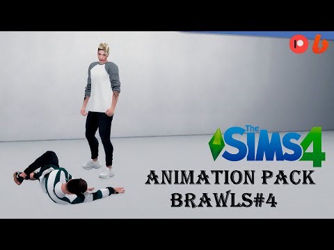 Sims 4 | Animation pack brawls#4 (DOWNLOAD)