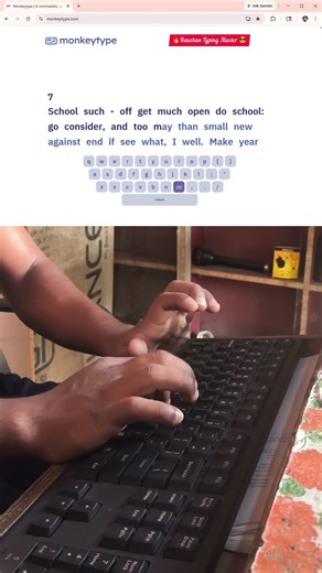 93 WPM Typing Speed Look on Computer/PC/Laptop Keyboard #fasttyping #raushantypingmaster