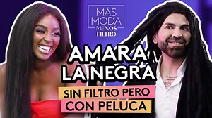 484K views · 14K reactions | "Se nos dijo que nuestro pelo es malo."  Amara La Negra le revela a Jomari Goyso la verdad detrás de su colección de pelucas.  Despierta America, lunes a viernes 7A/6C por Univision. #AmaraLaNegra #JomariGoyso #MásModaMenosFiltro #Editorial | Despierta America | Facebook