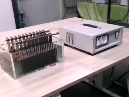 电絮凝续集(效果):天天有同行问效率，发给大家指点#电絮凝 #电气浮 #电芬顿 #水电解设备 #电催化 #电解除油 #电解脱色 #印染污水 #养殖废水处理 @抖音小助手