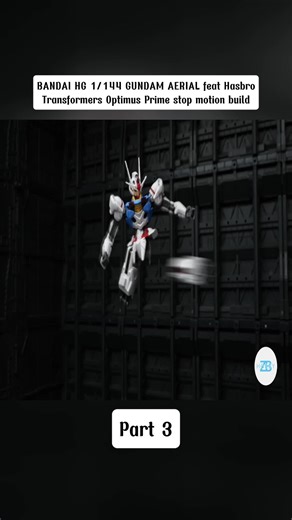 Gundam Aerial and Optimus Prime Stop Motion Build