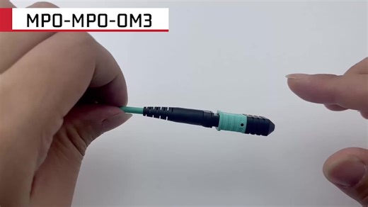 40g 100g  Optical Cable 3.0mm LSZH  MPO to MPO OM3/OM4 Multimode 1m-10M Ethernet Data Center Cable