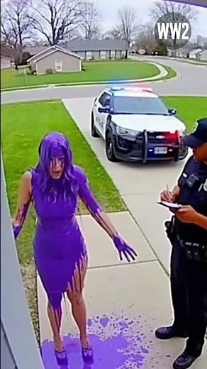 Paint-Covered Package Thief Tries to Blame Homeowner While Police Watch 🎨🚓😂
