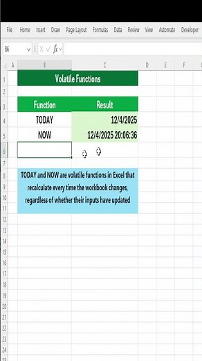 TODAY & NOW Functions Explained | Dynamic Date & Time in Excel