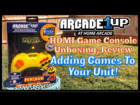Arcade1UP PAC-MAN HDMI Game Console, Adding Games, Review