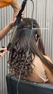 💇‍♀️ Hairstyle ऐसी बनाओ कि Bride बोले WOW ✨ Open Curls सीखिए