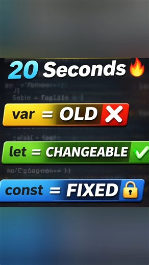 Learn JavaScript in 30 Second 🚀 (Coding Made Easy)”#JavaScript #Coding #Programming #WebDevelopment