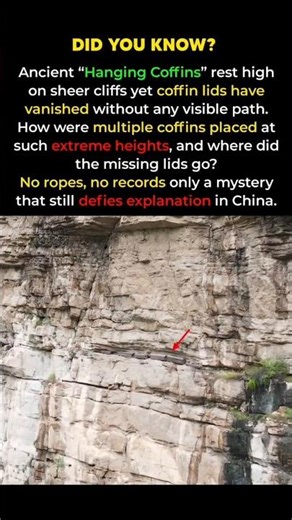 The Mystery of China’s Hanging Coffins How Were They Placed So High #shorts