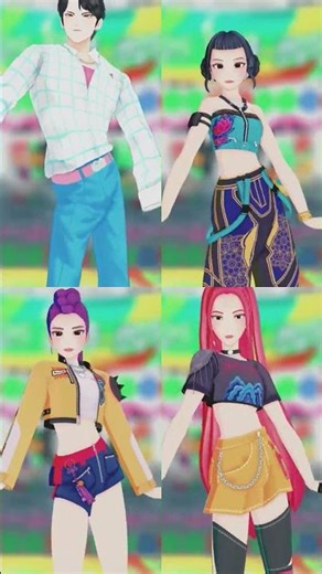 K-Pop Demon Hunters MMD Cute Lil' Dance