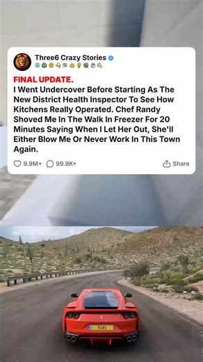 FINAL UPDATE. I Went Undercover Before Starting As The New District Health Inspector To See How Kitchens Really Operated. Chef Randy Shoved Me In The... #foryou #fyp #reels #viral #redditstorytime #redditposts #storytime #redditstories #reddit #askreddit #paranormal #redditparanormal #nosleep | Samsong Sion