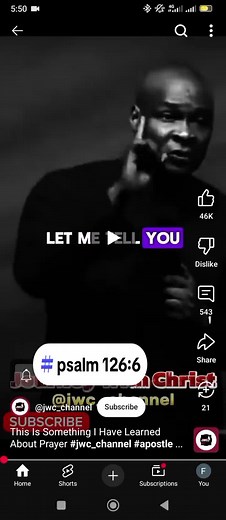# pastor Joshua salmon teaching on prayer