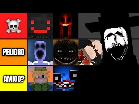 Ranking of the 36 Most DANGEROUS HORROR MOBS in Minecraft