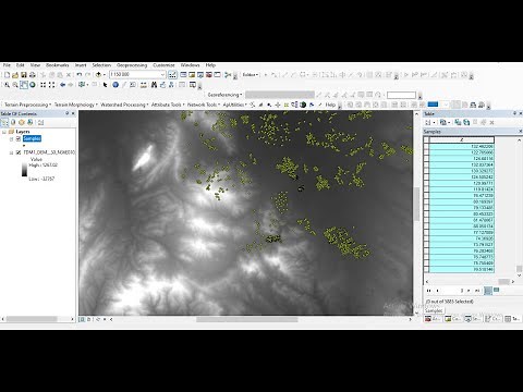 Export coordinates X, Y and Z using DEM in ArcGIS