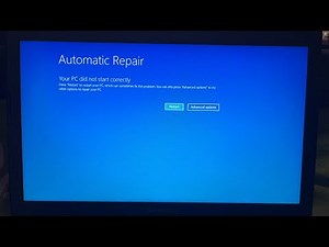 How to Fix Automatic Repair Loop in Windows 10 & 11 | Your PC did Not Start Correctly 2025