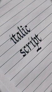 How to write in Italic Calligraphy Italic script #lonecalligraphy #viralreels #reelsfb #reelschallenge #satisfyingvideos #satisfyingvideo #calligraphy #usareels #graffiti #reelsviralシ | Lone Calligraphy