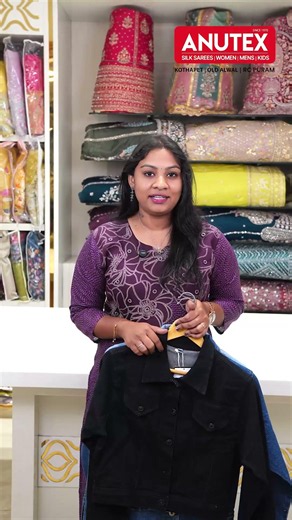 Anutex | Trendy crop denim jackets for women