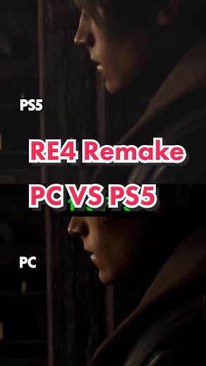 Resident Evil 4 Remake. PC VS PS5 #pcvsps5 #residentevil4remake #re4 #gamecomparison #residentevil #pcgaming #consolegaming