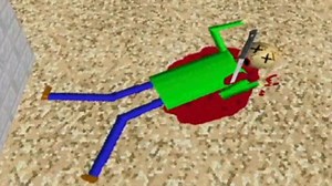 一把刀子击中Baldi，竟使之当场死亡