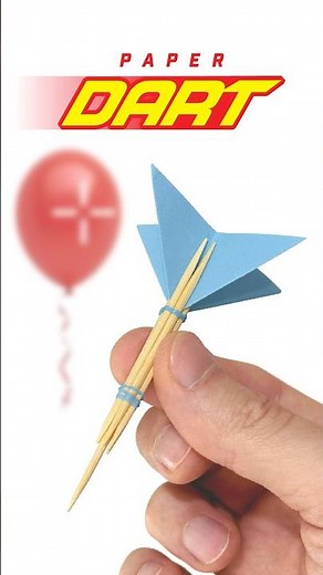 How to make Paper Darts 🎯| Dart origami #shorts #ytshorts #papercrafts