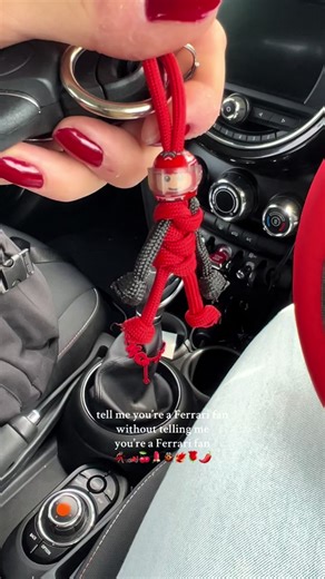 Ferrari Keychain for Passionate Fans of Formula 1