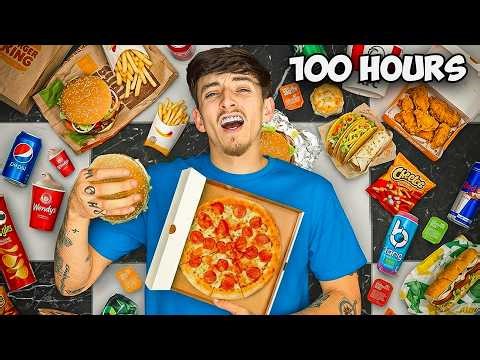 EATING WORLD'S UNHEALTHIEST DIET FOR 100 HOURS STRAIGHT...