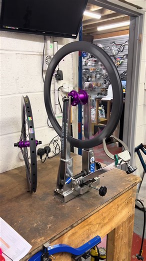 Stunning Matte Purple and Carbon Black BMX Wheel Build