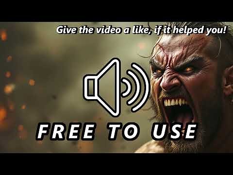 Angry Man Screaming Sound Effects | Multiple Intense Shouts in One Video