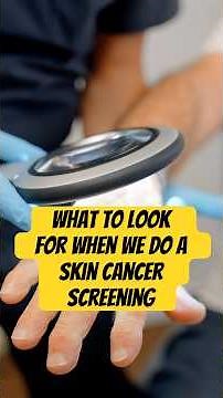 What to look for when screening skin cancer 🔍 #skincareroutine