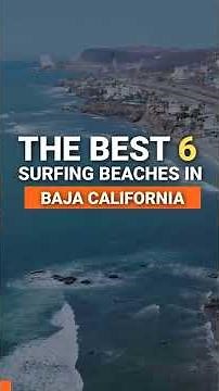 The 6 Best Surfing Beaches In Baja California 🏄 - #shorts #surf #baja