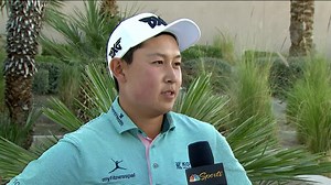 Dylan Wu speaks after tying course record at The American Express