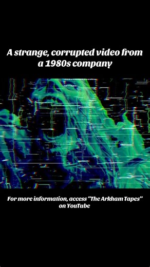 Creepy 1980s video, found it on an old computer #analoghorror #oracle #spotlightfinds #foryoupage