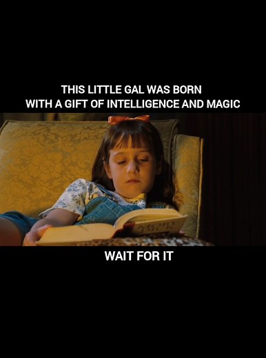 THIS LITTLE GAL WAS BORN WITH A GIFT OF INTELLIGENCE AND MAGIC🔥🔥 #lionmoviescenes #movierecaps #matilda #matildamovie #creatorsearchinsights