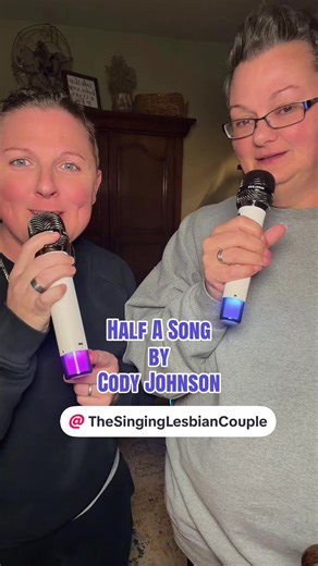 New mics! Who dis?! #fyp #karaokelesbians #viral #loveislove #agegapcouple