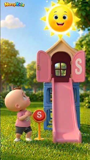 Magic Slide Surprise! 🐇 Learn Alphabet R to V for Kids #LearnAlphabet #NursyKids #ABCSlide