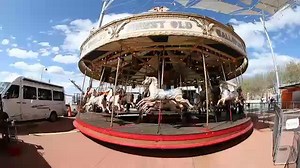 Historic steam carousel