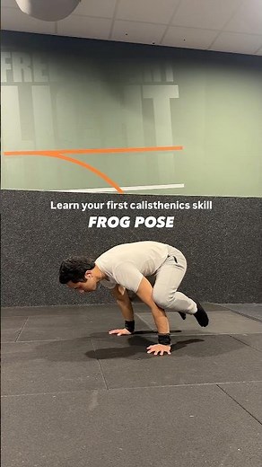 Easy Frog Pose Tutorial 🐸 #calisthenics #beginnercalisthenics #gym #fitness #frogpose #shorts