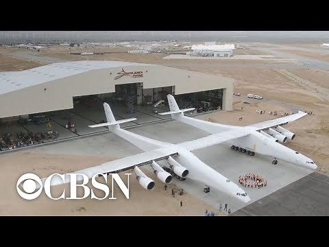 World's biggest airplane takes flight for first time over Mojave desert
