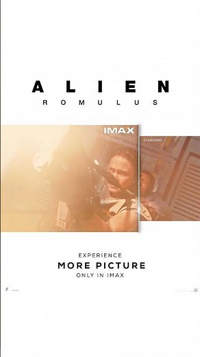Alien: Romulus" in IMAX - The Ultimate Big Screen Thrill!