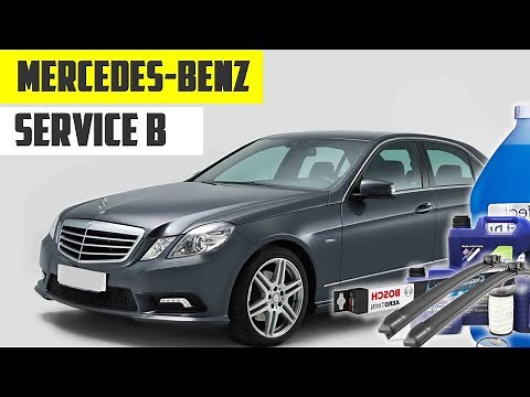 HOW TO DO SERVICE B ON MERCEDES E350 W212 (E Class) #serviceb
