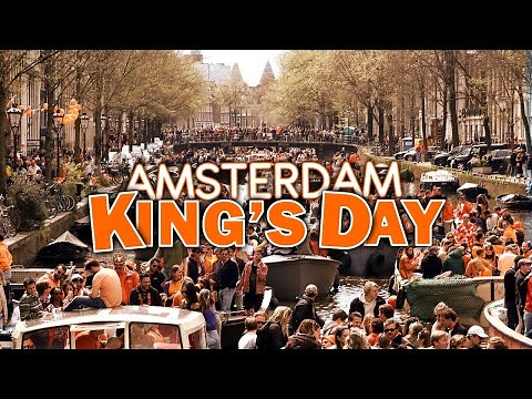 This is King's Day in Amsterdam, the Netherlands | Koningsdag