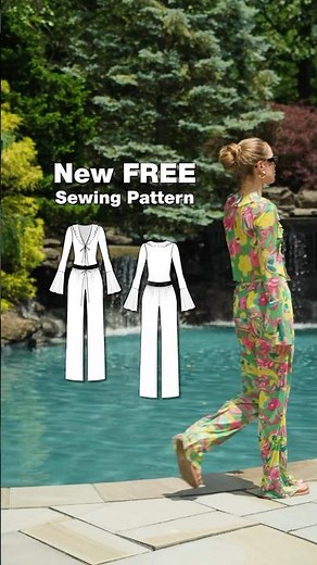 Resort Set FREE Sewing Pattern! Ready to sew your summer statement?