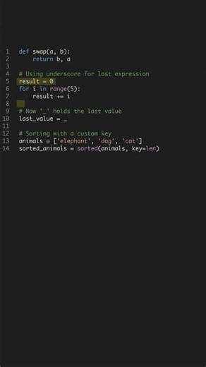 Hidden Python Features in 60 Seconds - Clean Code #shorts