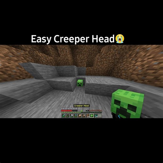 Minecraft Quick Build: Creeper Head 🔥