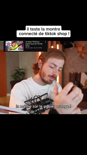 Test de la montre connectée TikTok Shop