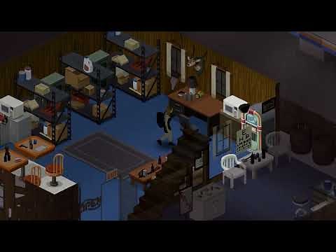 Project Zomboid - Base on top Gas Station tour ;)